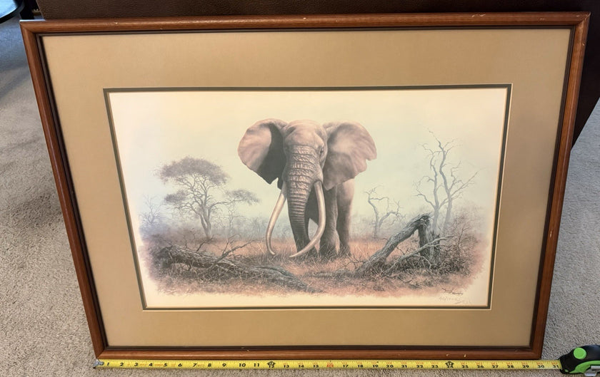 Vintage Limited Edition Art Print Ahmed of Kenya Denis Murphy Signed 46/1000