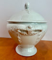 Vintage J. & G. Meakin Ironstone White Soup Tureen with Lid and Ladle