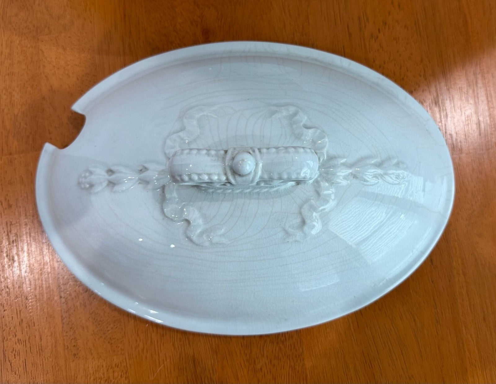 Vintage J. & G. Meakin Ironstone White Soup Tureen with Lid and Ladle