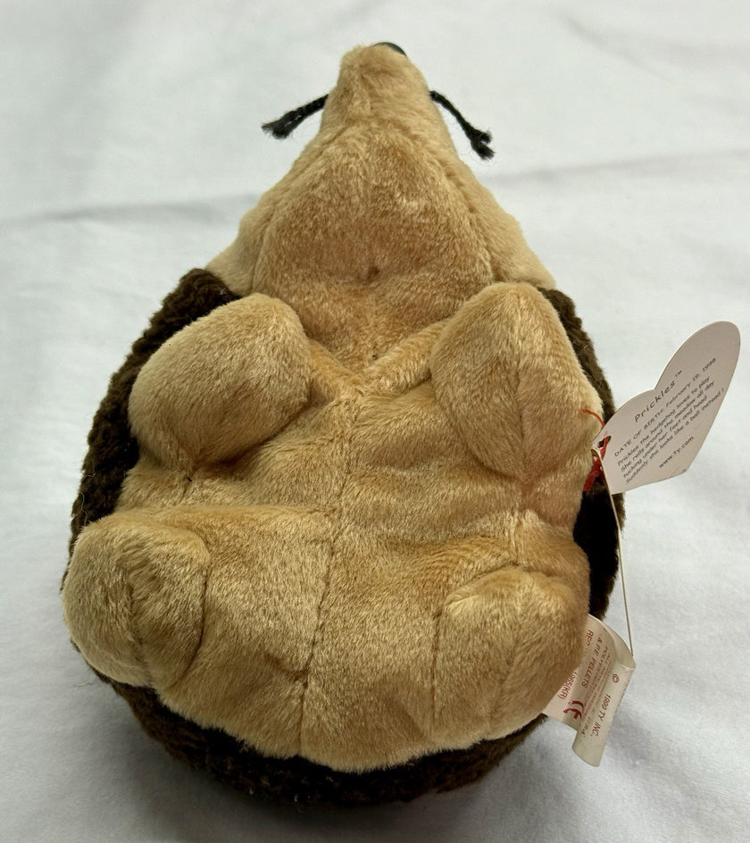 Prickles the Hedgehog a Retired Ty Beanie Baby Birthday February 19, 1998 W/Tags