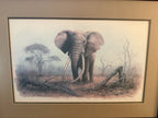 Vintage Limited Edition Art Print Ahmed of Kenya Denis Murphy Signed 46/1000