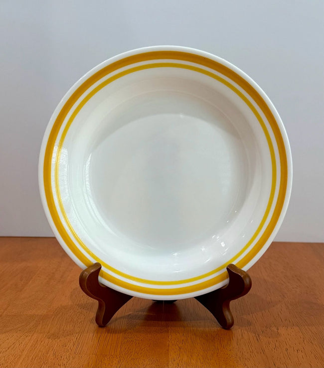Vintage Corelle Citrus Yellow Low Rim Soup Bowl 8.25 Inch