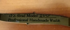 D Z Strad Model 100 Professional Handmade Violin 4/4 with Case and Accessories