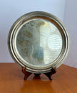 International Silver Company Round Silverplated Serving Tray ~11 Inch