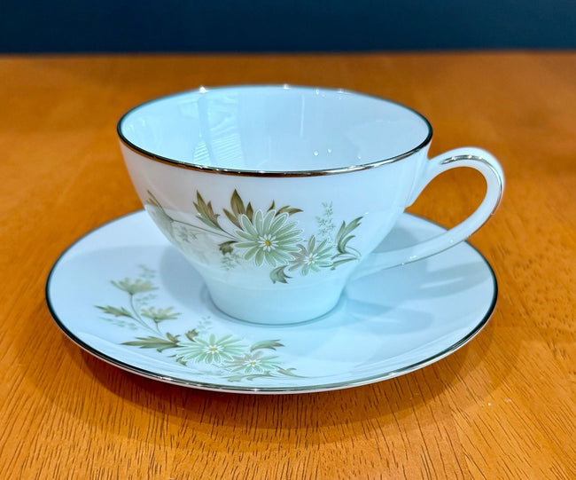 Vintage Noritake Soroya Pattern 6853 Cup and Saucer Set Floral Theme