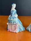 Vintage Goldscheider Everlast Porcelain Victorian Lady Figurines Set of 2