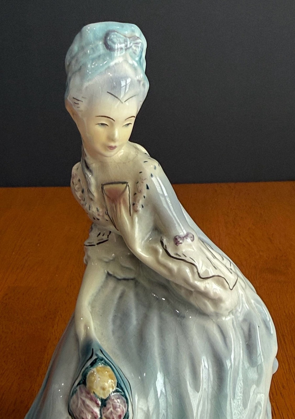 Vintage Goldscheider Everlast Porcelain Victorian Lady Figurines Set of 2