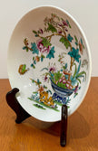 Antique Ridgway Hand Painted Floral Porcelain Saucer Pattern 2/818 circa 1825