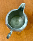 Antique Royal Solid Pewter Creamer and Sugar Bowl Set circa 1900-1915
