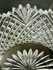 American Brilliant Period Cut Glass Finger Bowl Strawberry & Fans Pattern Rare!