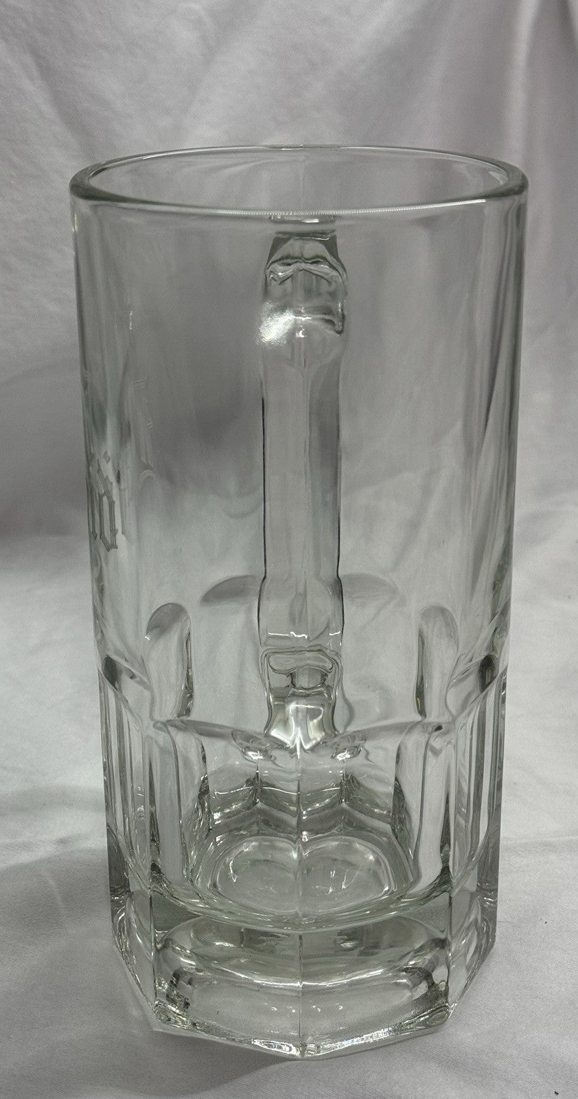 Libby Gibraltar Lg Mug 32 Ounces Etched Name “David” Heavy Glass Mug Stein Liter