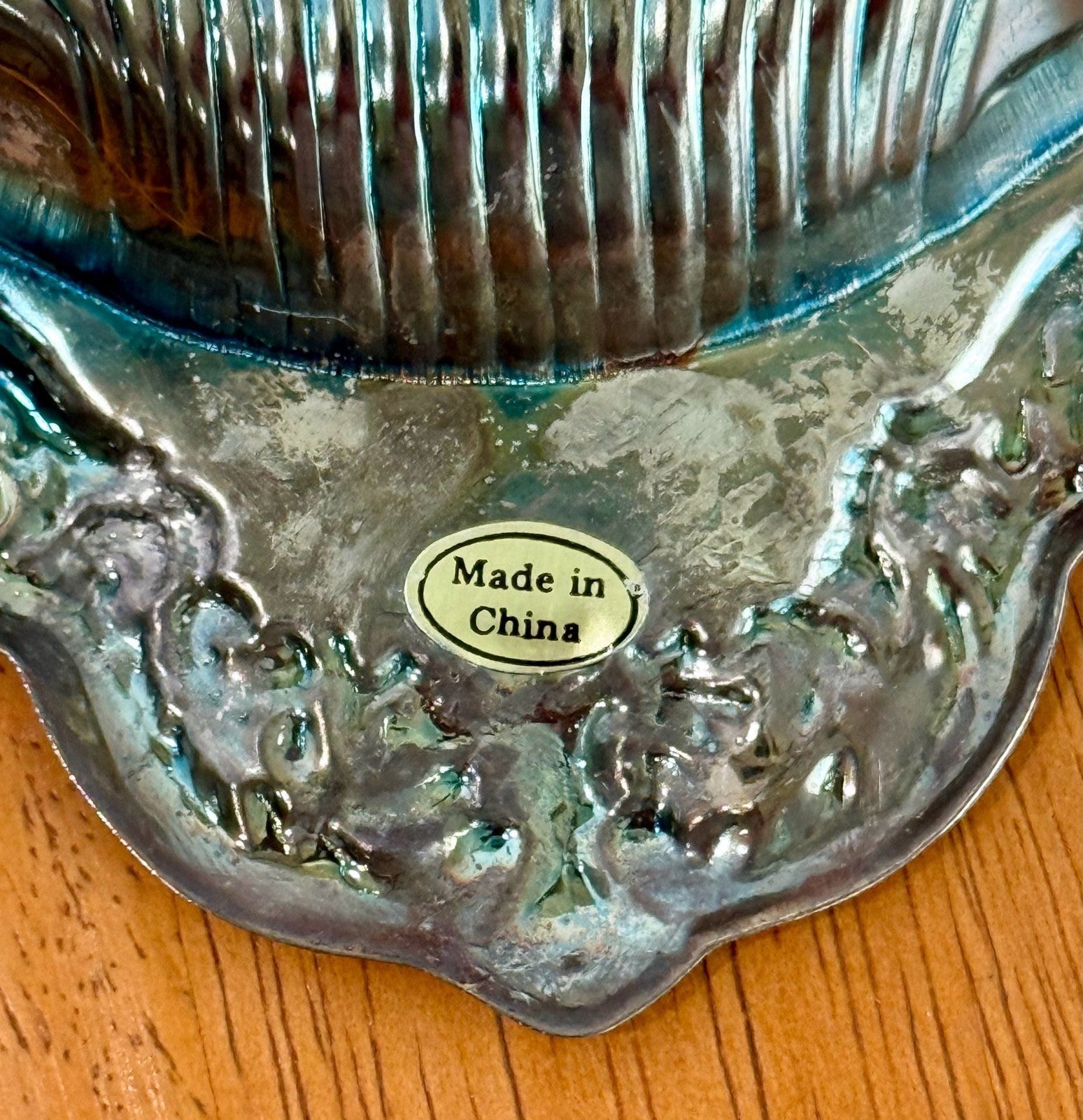 Vintage Silver Plated Shell Trinket Dish Soap Dish Seashell Shape