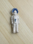 Antique Bisque Frozen Charlotte Penny Doll Blue Hat Sailor Figurine Miniature