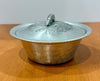 Vintage Everlast Hand-Forged Hammered Aluminum Bowl 1038 & Lid Pea Pod Handle