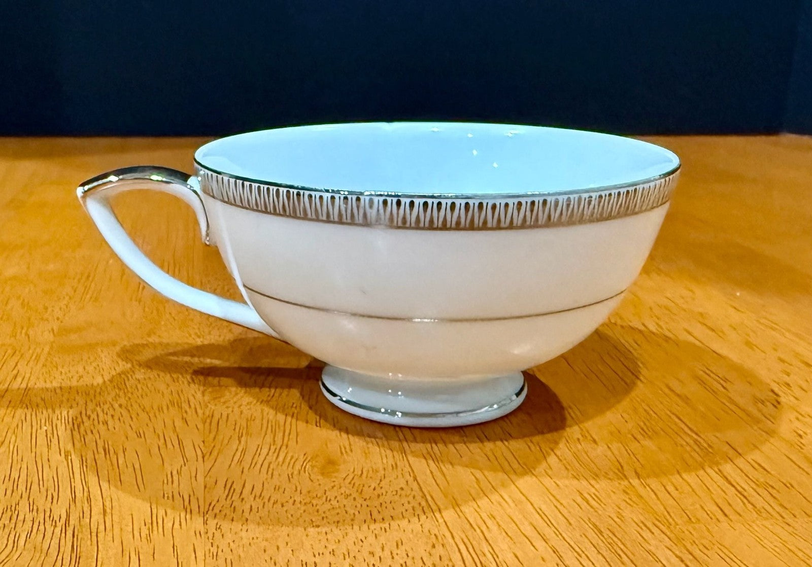 Vintage Mikasa Barclay Pattern 8258 Fine China Footed Teacup Coffee Cup