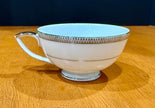 Vintage Mikasa Barclay Pattern 8258 Fine China Footed Teacup Coffee Cup