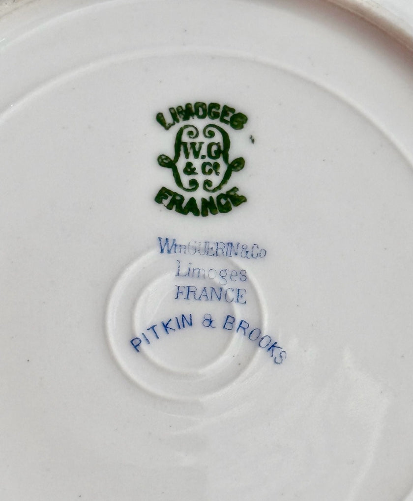Vintage W.G. & Co. Limoges France Rose Bud 6.25