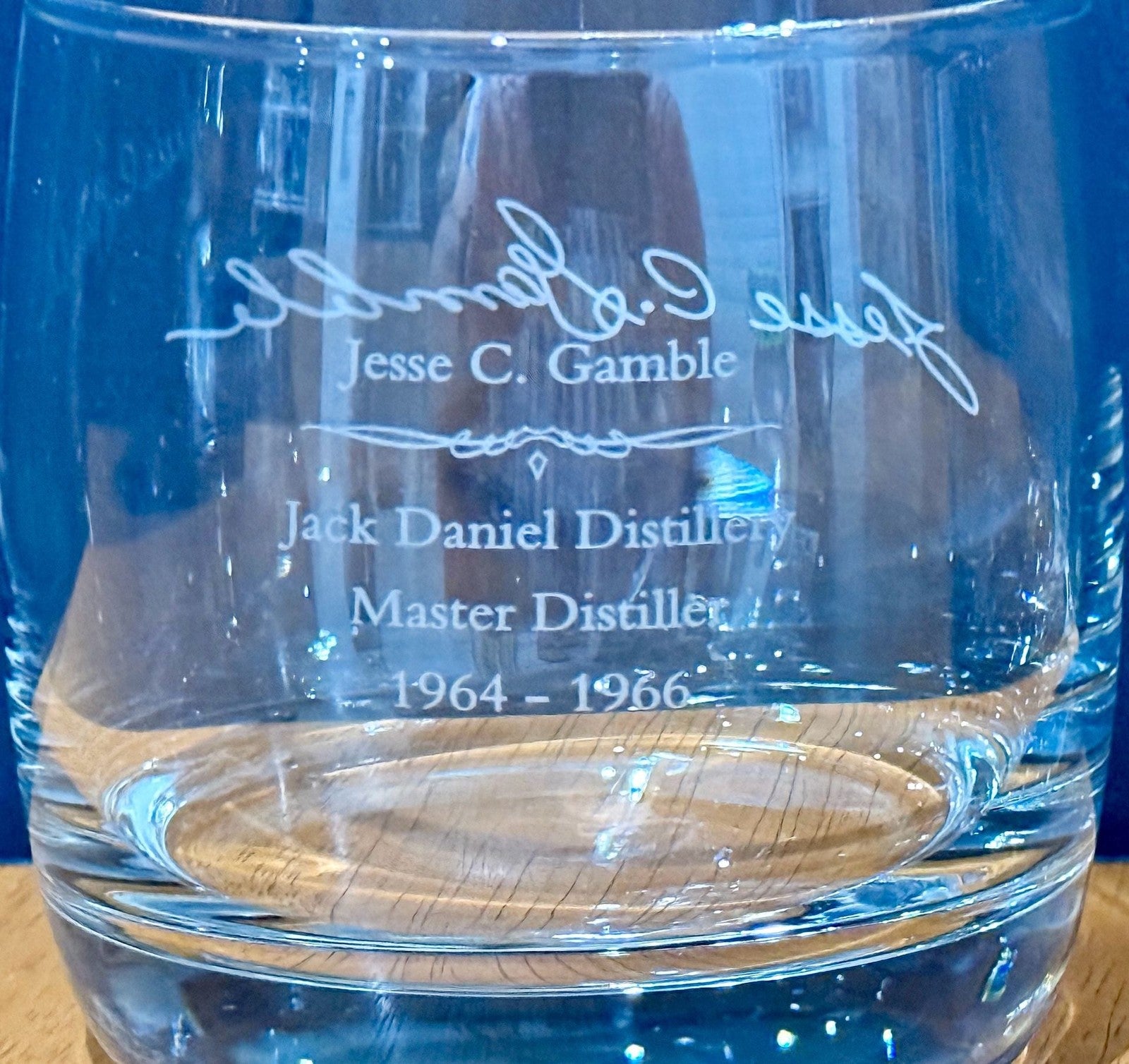 Vintage Set Jack Daniel's Master Distiller Glasses Jesse Gamble Jimmy Bedford