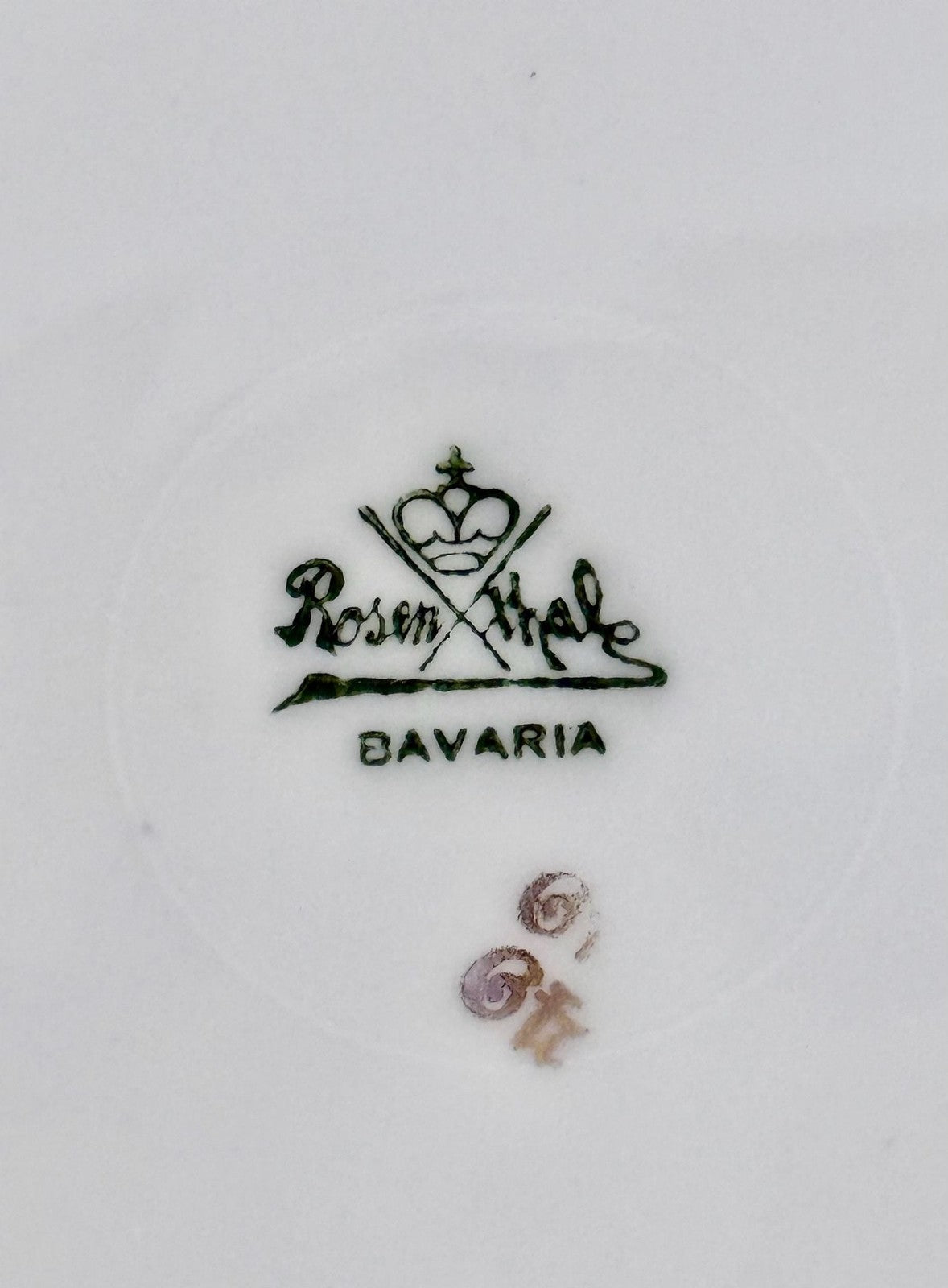 Vintage Rosenthal Bavaria Briar Rose 7.75 Inch Coupe Soup Bowl