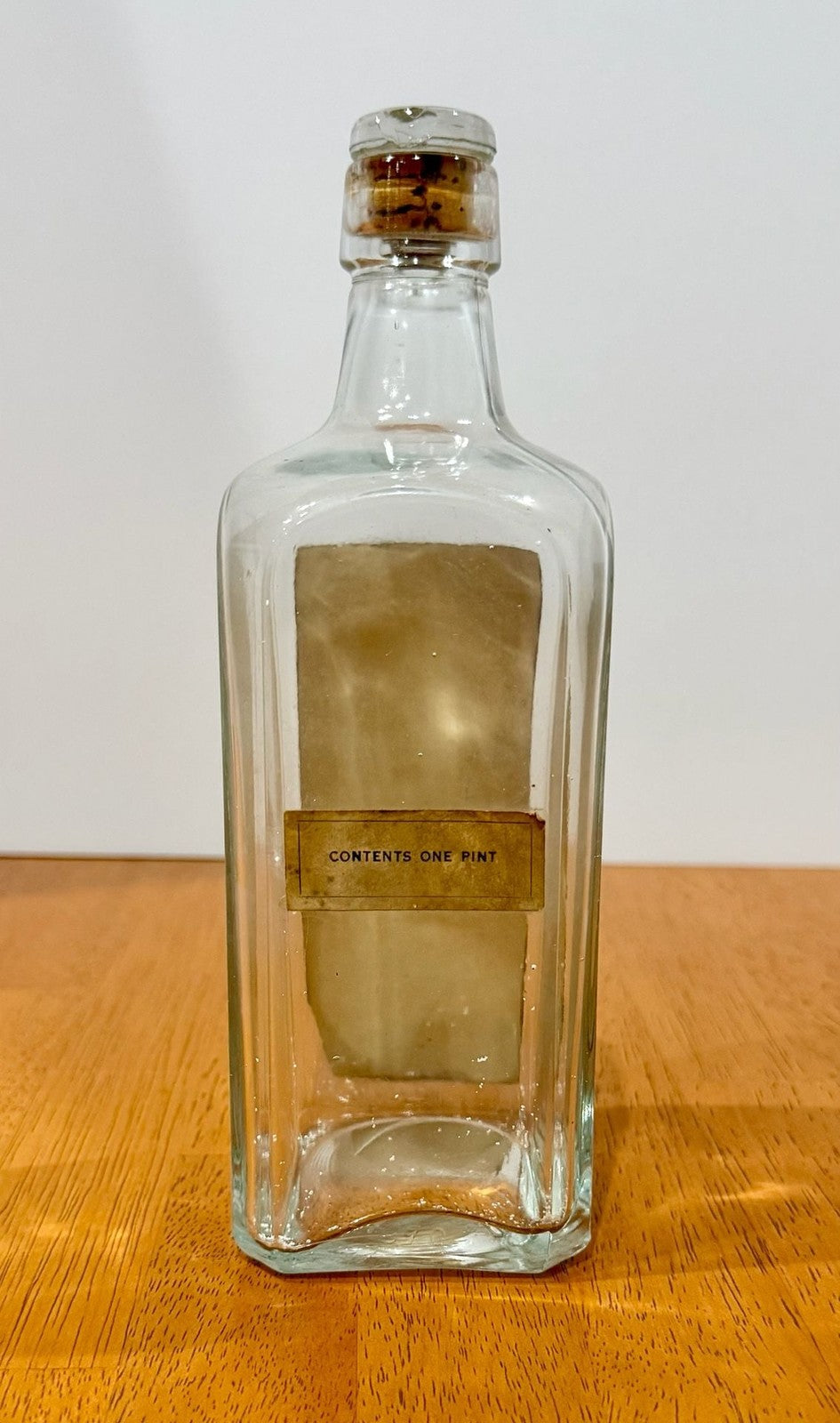 Antique C.S. Littell & Co. Alco-Balm Glass One Pint Bottle Circa 1920s