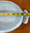 Vintage J. & G. Meakin Ironstone White Soup Tureen with Lid and Ladle