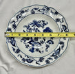 Vintage Blue Danube China Blue Onion Pattern Rimmed 8 1/4