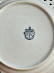 RW Bavaria Porcelain Reticulated Plate Hand-Painted Dresden Floral Design