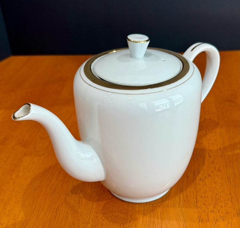 Royalton China Co Golden Elegance Translucent Porcelain Coffee or Teapot