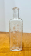California Fig Syrup Co. Antique Glass Medicine Bottle Clear