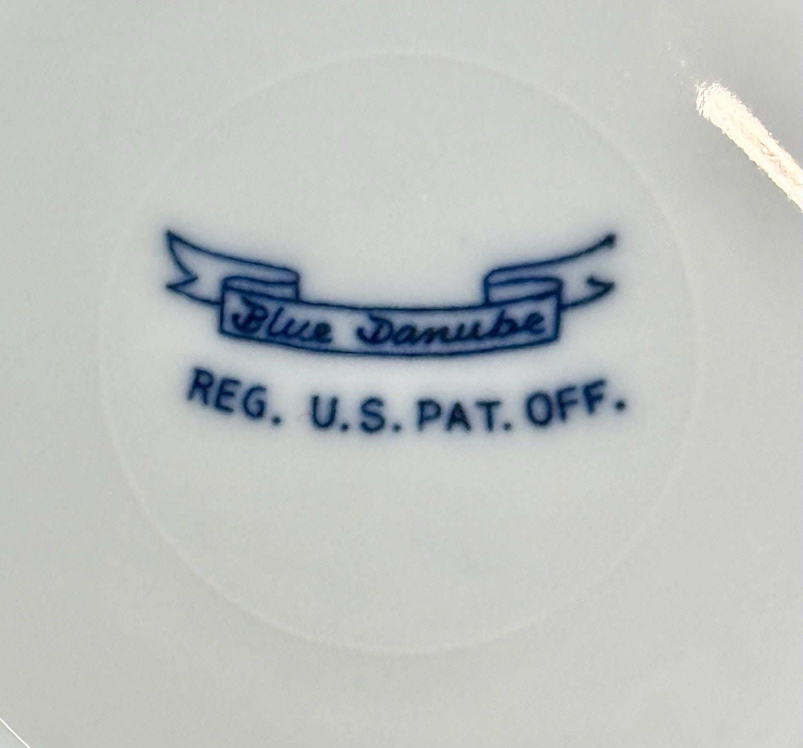 Vintage Blue Danube Blue Onion Round Tea Cup Saucer 5 1/2 Inches Japan Rare!
