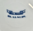 Vintage Blue Danube Blue Onion Round Tea Cup Saucer 5 1/2 Inches Japan Rare!