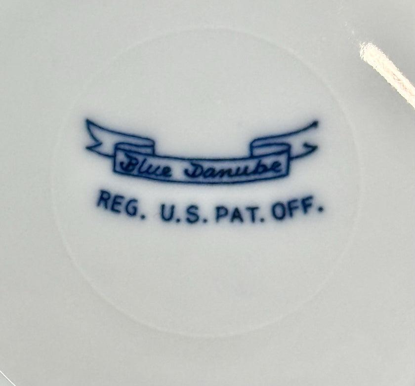 Vintage Blue Danube Blue Onion Round Tea Cup Saucer 5 1/2 Inches Japan Rare!