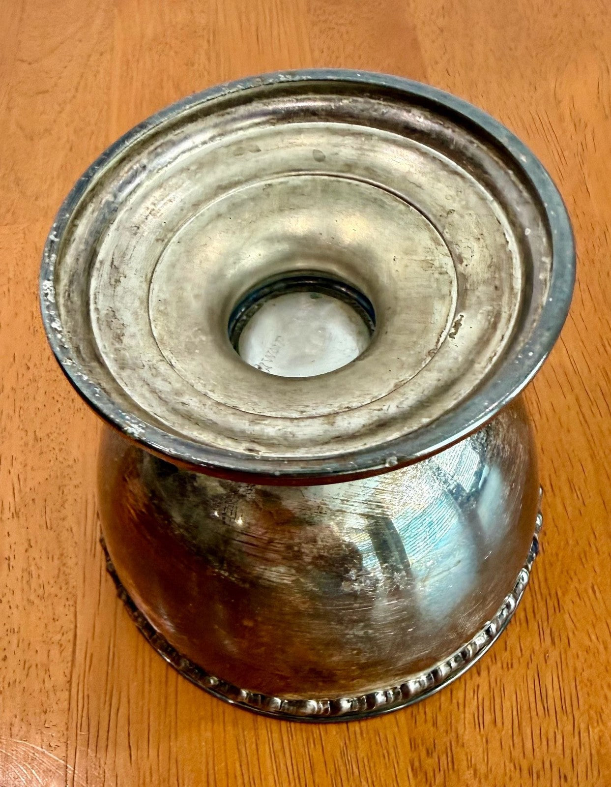 Vintage Wm. Rogers Silver Plated Pedestal Footed Bowl Model 805
