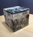 Arister Gifts Beveled Glass Elephant Keepsake Jewelry Box with Velvet Lining