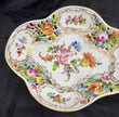 Antique Set 2 Carl Thieme Dresden Porcelain Reticulated Compotes Repaired RARE!