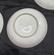 Antique Set Of 5 Chinese Export Canton Blue and White Plates 5.5” High Rim RARE!
