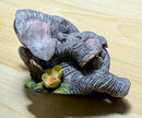 Tuskers 90797 Love is a Cuddle Hand Painted Elephant and Baby Figurine