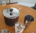Vintage Bar Set Mr Bartender Shaker Set Jack Daniels Rock Glasses Set of 4
