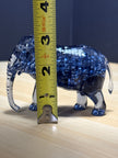BePuzzled Original 3D Acrylic Puzzle Elephant Figurine (40 Piece) Assembled
