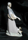 RETIRED LLADRÓ Girl with Goose and Dog #4866 with Original Box