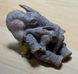 Tuskers 90797 Love is a Cuddle Hand Painted Elephant and Baby Figurine