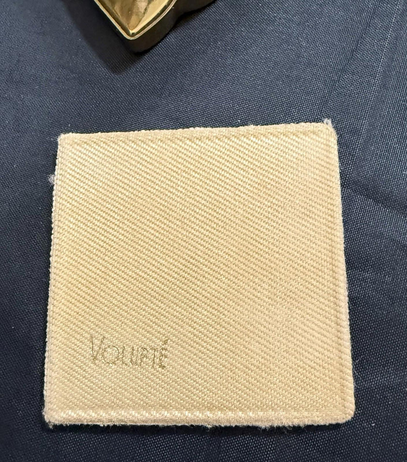 Vintage Volupté High Tide Powder Compact with Original Puff & Sleeve With Brush