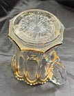 Antique Heisey Colonial Peerless 300 Water Pitcher Gold Flash Sawtooth Edge RARE