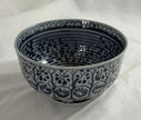 Vintage Arita Ware Blue White Porcelain Sugar Bowl Traditional Japanese Pottery