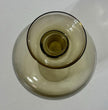 Ekenas Sweden Amber Glass Decanter with Shot Glass Stopper Scandinavian Modern