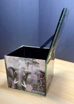 Arister Gifts Beveled Glass Elephant Keepsake Jewelry Box with Velvet Lining