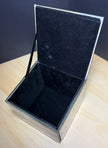 Arister Gifts Beveled Glass Elephant Keepsake Jewelry Box with Velvet Lining
