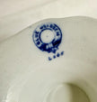 Antique Lewis Straus & Sons Blue Meissen Pedestal Cake Stand Blue Onion Pattern