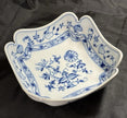 Antique Carl Teichert Meissen Blue Onion Porcelain Bowl 9” Circa 1882-1929 RARE!