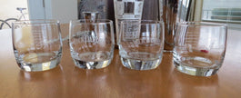 Vintage Bar Set Mr Bartender Shaker Set Jack Daniels Rock Glasses Set of 4